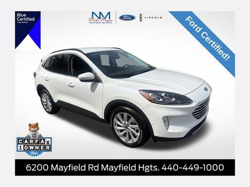 STAR WHITE METALLIC TRI-COA 2022 Ford Escape TITANIUM