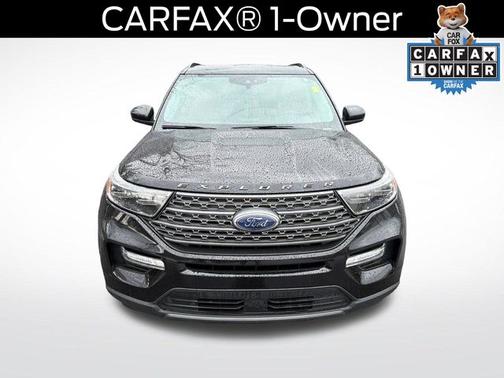 AGATE BLACK METALLIC 2022 Ford Explorer XLT