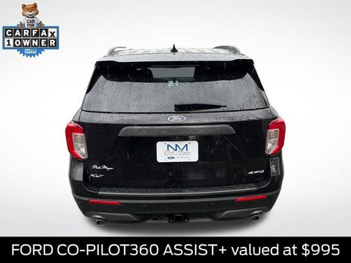 AGATE BLACK METALLIC 2022 Ford Explorer XLT