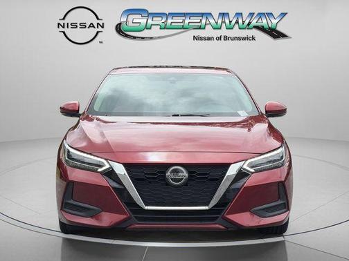 Scarlet Ember 2020 Nissan Sentra SV