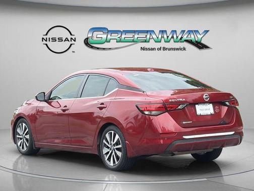 Scarlet Ember 2020 Nissan Sentra SV