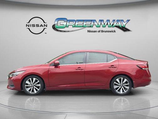 Scarlet Ember 2020 Nissan Sentra SV