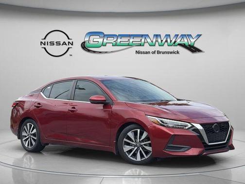 Scarlet Ember 2020 Nissan Sentra SV