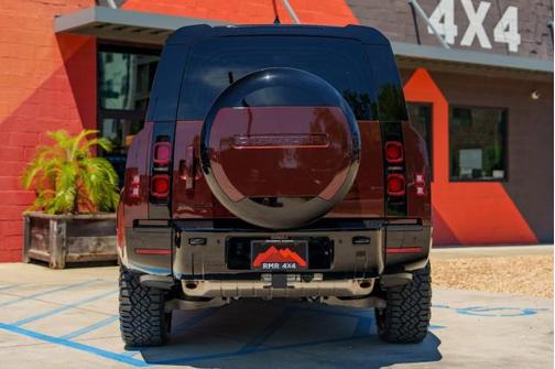 Sedona Red Metallic 2025 Land Rover Defender 130 P400 X-Dynamic SE