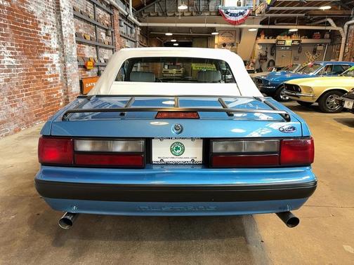 Blue 1991 Ford Mustang LX 5.0L Sport