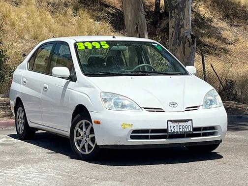 White 2001 Toyota Prius Base