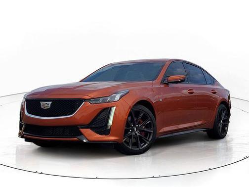 Blaze Orange Metallic 2023 Cadillac CT5 Sport