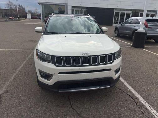 White Clearcoat 2019 Jeep Compass Limited