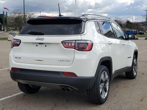 White Clearcoat 2019 Jeep Compass Limited