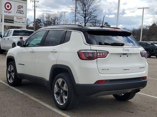 White Clearcoat 2019 Jeep Compass Limited