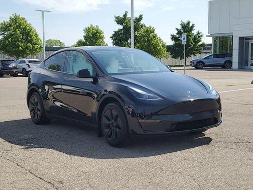 Solid Black 2024 Tesla Model Y Long Range Single Motor Rear-Wheel Drive