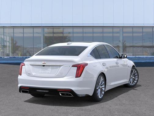 Vibrant White Tricoat 2026 Cadillac CT5 Premium Luxury