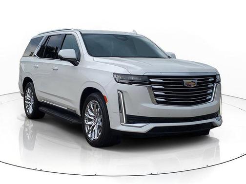 Crystal White Tricoat 2021 Cadillac Escalade Premium Luxury Platinum