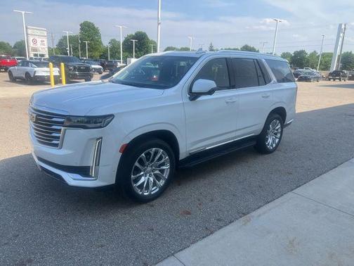 Crystal White Tricoat 2021 Cadillac Escalade Premium Luxury Platinum