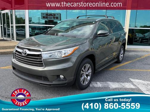 Jade Metallic 2015 Toyota Highlander XLE