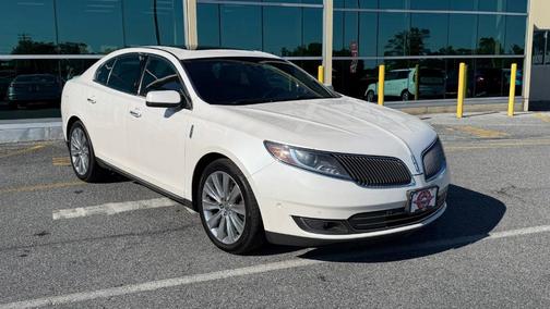 White Platinum Clearcoat Metallic 2014 Lincoln MKS EcoBoost