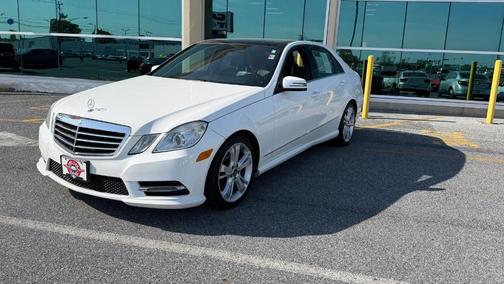 White 2013 Mercedes-Benz E-Class E 350 4MATIC
