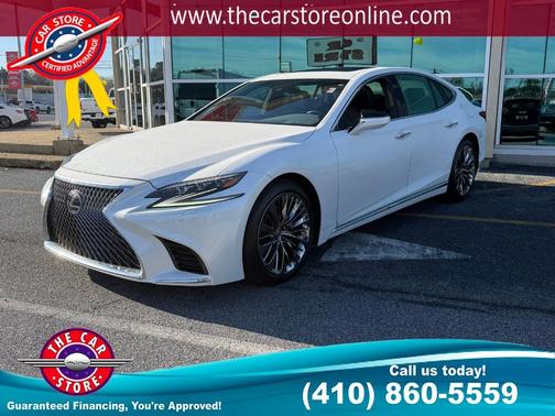 White 2020 Lexus LS 500 Base