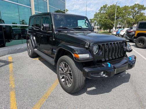 Black Clearcoat 2023 Jeep Wrangler 4xe Sahara