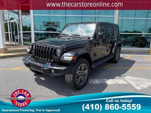 Black Clearcoat 2023 Jeep Wrangler 4xe Sahara