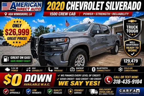 Satin Steel Metallic 2020 Chevrolet Silverado 1500 RST