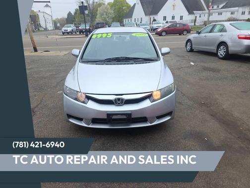 Alabaster Silver Metallic 2009 Honda Civic LX