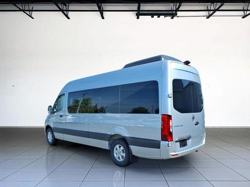High-tech silver metallic 2026 Mercedes-Benz Sprinter 2500 High Roof