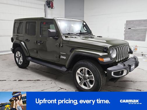 Green 2022 Jeep Wrangler Unlimited Sahara