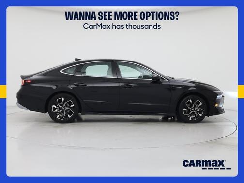 Black 2025 Hyundai SONATA SEL