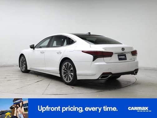 White 2022 Lexus LS 500