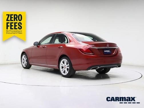 Red 2018 Mercedes-Benz C-Class
