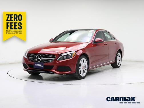 Red 2018 Mercedes-Benz C-Class