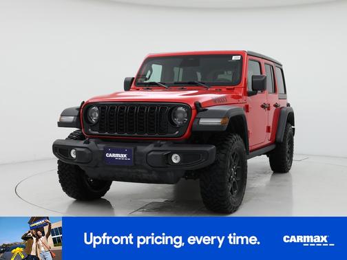 Red 2025 Jeep Wrangler Willy's
