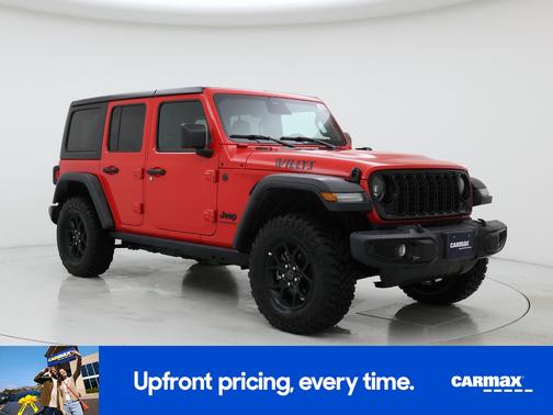Red 2025 Jeep Wrangler Willy's
