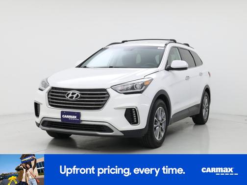 White 2017 Hyundai SANTA FE SE