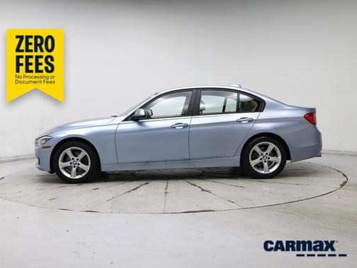 Blue 2014 BMW 320 I