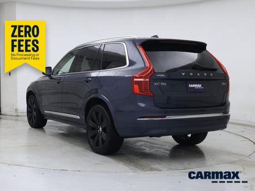 Blue 2024 Volvo XC90 B6 Ultimate Bright Theme