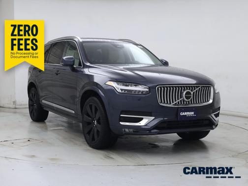 Blue 2024 Volvo XC90 B6 Ultimate Bright Theme