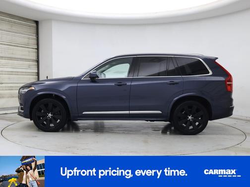 Blue 2024 Volvo XC90 B6 Ultimate Bright Theme