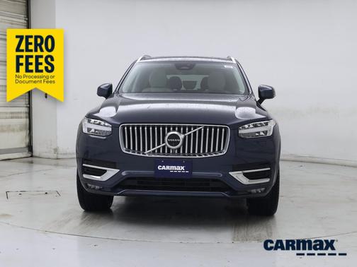 Blue 2024 Volvo XC90 B6 Ultimate Bright Theme