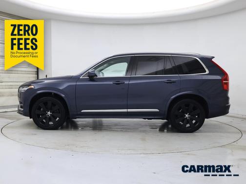 Blue 2024 Volvo XC90 B6 Ultimate Bright Theme