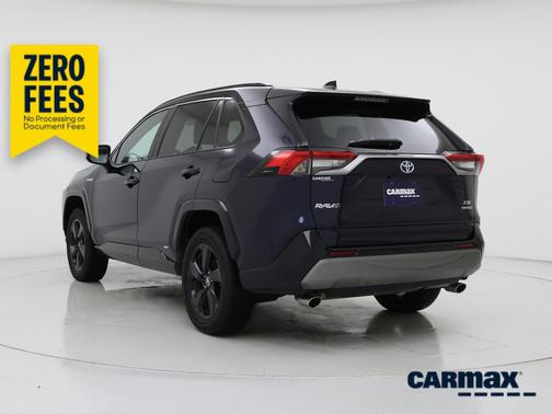 Blue 2021 Toyota RAV4 Hybrid XSE