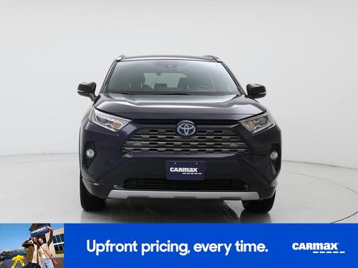 Blue 2021 Toyota RAV4 Hybrid XSE