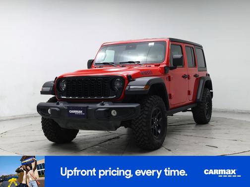 Red 2025 Jeep Wrangler 4xe Willy's