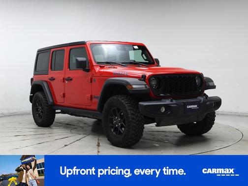 Red 2025 Jeep Wrangler 4xe Willy's