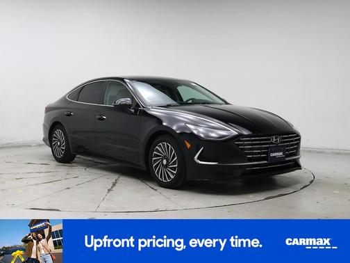 Black 2021 Hyundai SONATA Hybrid Limited