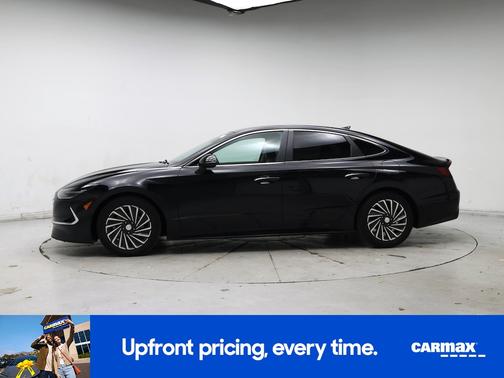 Black 2021 Hyundai SONATA Hybrid Limited