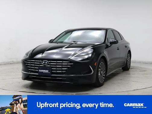 Black 2021 Hyundai SONATA Hybrid Limited