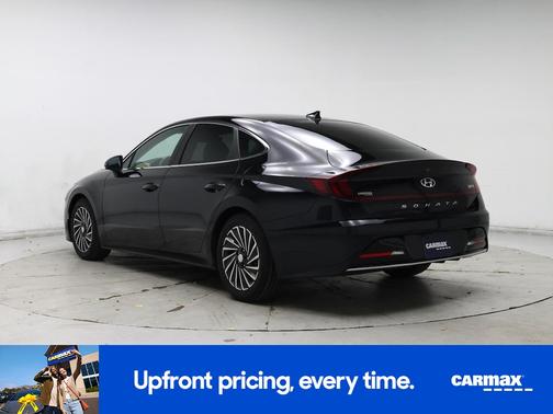 Black 2021 Hyundai SONATA Hybrid Limited