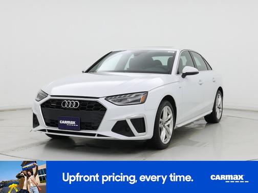 White 2021 Audi A4 S-Line Premium Plus